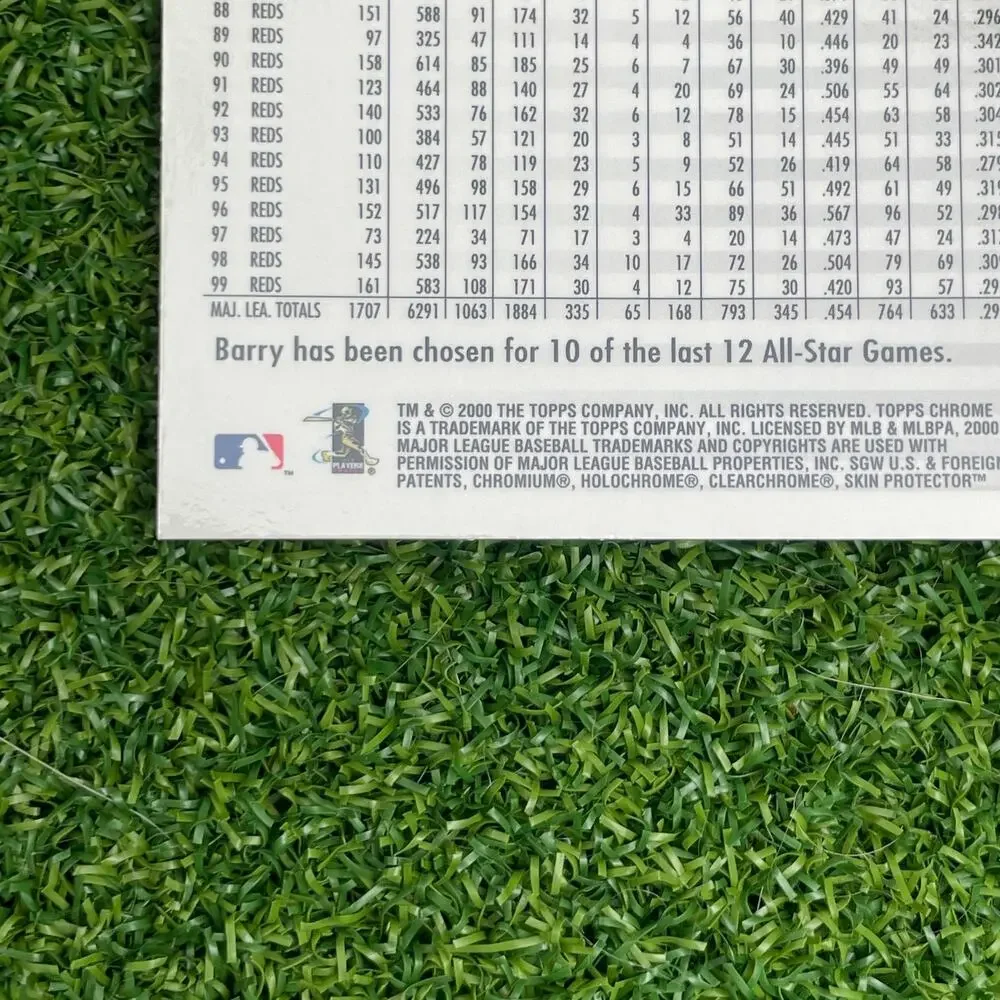 2000 Topps Chrome Barry Larkin #85 Cincinnati Reds